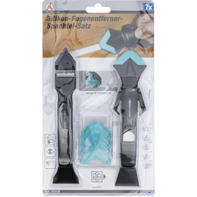 BGS Silikon-Fugenentferner-Spachtel-Satz 7-tlg BGS Do it yourself 85209