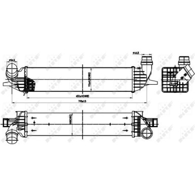Ladeluftkühler | NRF30312 Ladeluftkühler | NRF30312
