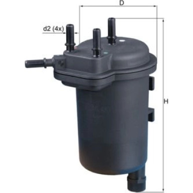 MAHLE Kraftstofffilter | KL 430