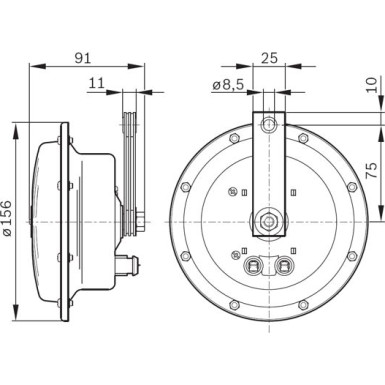 0 986 AH0 203 Horn 0 986 AH0 203 Horn