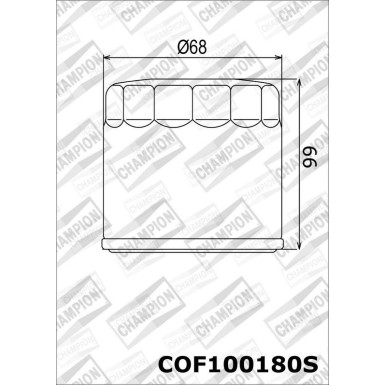 CHAMPION Ölfilter COF100180S CHAMPION Ölfilter COF100180S