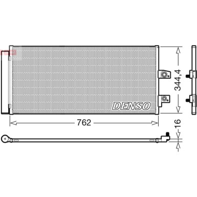 Denso | Kondensator, Klimaanlage DCN33016 Denso | Kondensator, Klimaanlage DCN33016