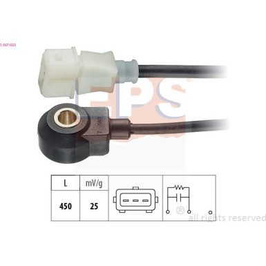 1.957.023 Klopfsensor Made in Italy - OE Equivalent