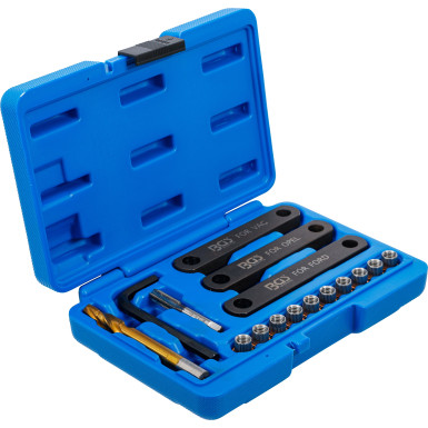 BGS Reparatur-Satz für Bremsgewinde | M9 x 1,25 | 16-tlg | 148