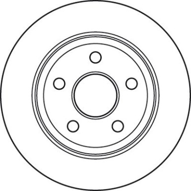 Bremsscheibe Jeep T. Grand Cherokee 05-/Commander TRW SINGLE DF4914S