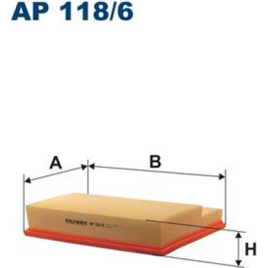 FILTRON Luftfilter | AP 118/6