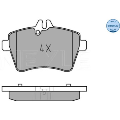 Bremsbelagsatz Db P. W169 A-Klasse | 025 240 7719