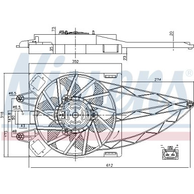 Kühlerlüfter PKW | FIAT PANDA 1,1-1,2 +ac 03 | 85150