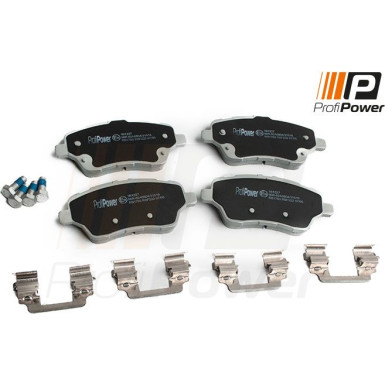 PROFIPOWER Bremsbelagsatz, Scheibenbremse 1B1227