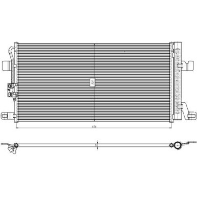 Kondensator, Klimaanlage EASY FIT 350463