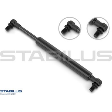 Gasfeder, Hinten L=345 1.250N | Honda Accord 03/03-05/08 | 335822 Gasfeder, Hinten L=345 1.250N | Honda Accord 03/03-05/08 | 335822