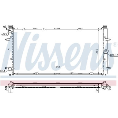 Wasserkühler PKW | VW T2 | 65273A
