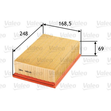 VALEO Luftfilter | 585045