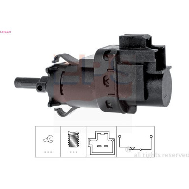 Bremslichtschalter Made in Italy - OE Equivalent 1.810.231 Bremslichtschalter Made in Italy - OE Equivalent 1.810.231
