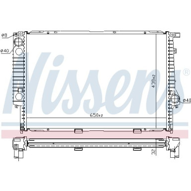 Wasserkühler PKW | BMW 5er (E34), 7er (E32) | 60622A Wasserkühler PKW | BMW 5er (E34), 7er (E32) | 60622A