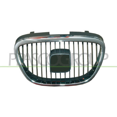 KÜHLERGRILL MITTE SCHWARZ/CHROM PQ SEAT TOLEDO III 4,04-5,09/ALTEA 3,04-3,09/LEON 5,05-2,09 PremiumCertified 5692,408,1