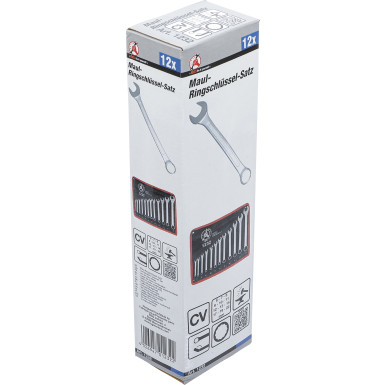 BGS Maul-Ringschlüssel-Satz SW 6 - 22 mm 12-tlg BGS Do it yourself 1232