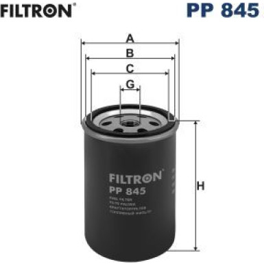 PP 845 Kraftstofffilter