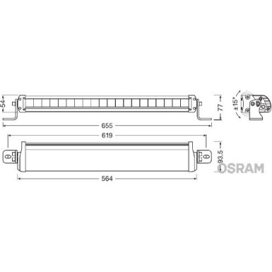 LEDriving LIGHTBAR FX500-CB | Osram | Zusatzscheinwerfer | LEDDL104-CB