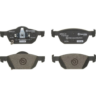 BREMBO Bremsklötze Xtra VA HONDA Accord 08 XTRA LINE P 28 044X
