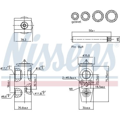 Expansionsventil Ford Focus 11 FIRST FIT 999448