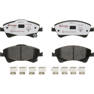 BREMBO Bremsklötze VA | TOYOTA Auris,Avensis,Corolla 06 | P 83 109X BREMBO Bremsklötze VA | TOYOTA Auris,Avensis,Corolla 06 | P 83 109X