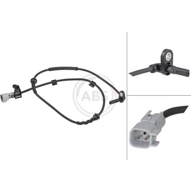 A.B.S. Sensor, Raddrehzahl | 32072