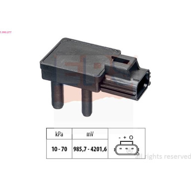 Sensor, Abgasdruck Made in Italy - OE Equivalent 1.993.277