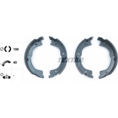 91075300 Bremsbackensatz, Feststellbremse