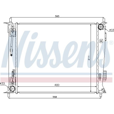 Wasserkühler PKW | KIA SOUL 1.6 AUT 09 | 66730