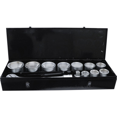 BGS Steckschlüssel-Satz | Antrieb 25 mm (1"""") | SW 36 - 80 mm | 15-tlg | 15111