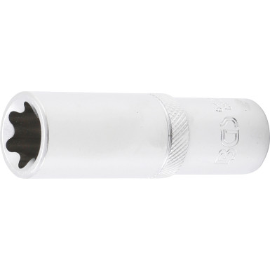 BGS Steckschlüssel-Einsatz E-Profil, tief | Antrieb Innenvierkant 12,5 mm (1/2"""") | SW E20 | 6450