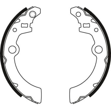 89 461 020 Bremsbacken | SUZUKI Ignis,Wagon R+ 00 | GS8476
