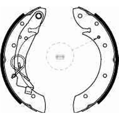 70 461 002 Bremsbacken | CITROEN Berlingo,Picasso, PEU 96 | GS8635