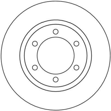 Bremsscheibe Toyota P. Landcr | DF4115
