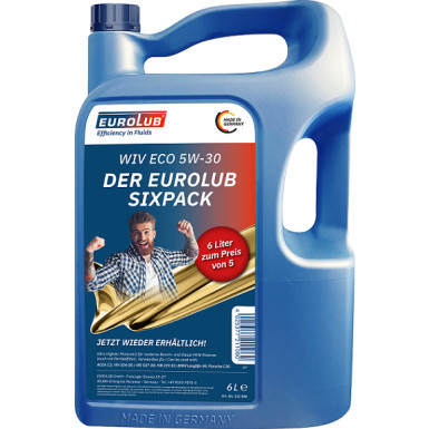 EUROLUB WIV ECO 5W-30 Motoröl 6 Liter | 211006