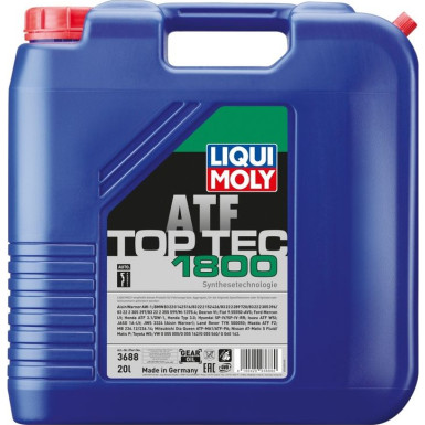 Liqui Moly Top Tec ATF 1800 20 l | 3688 | 20L Kanister Kunststoff