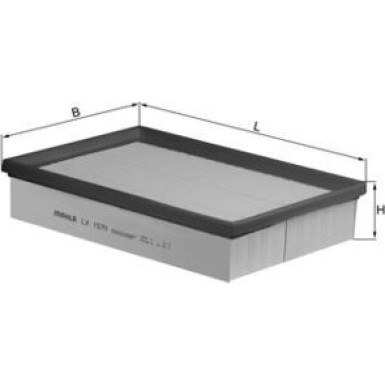 MAHLE Luftfilter | LX 1570