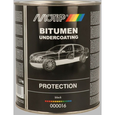 MoTip Unterbodenschutz Bitumen schwarz 1,3kg | 16