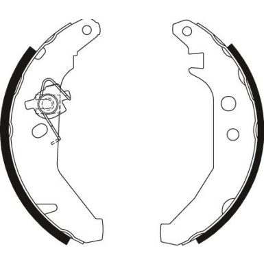 51 461 037 Bremsbacken | FORD Fiesta 89 | GS8279