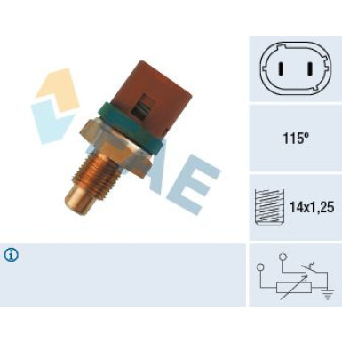 FAE Sensor, Kühlmitteltemperatur | 34230