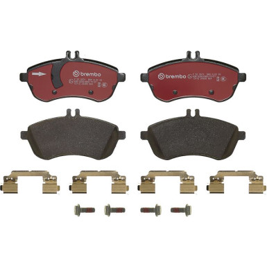 BREMBO Bremsklötze VA MERCEDES C,E-Klasse 07 XTRA LINE P 50 067X