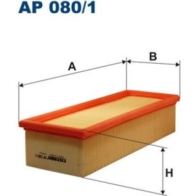FILTRON Luftfilter AP 080/1