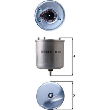 MAHLE Kraftstofffilter | KL 788