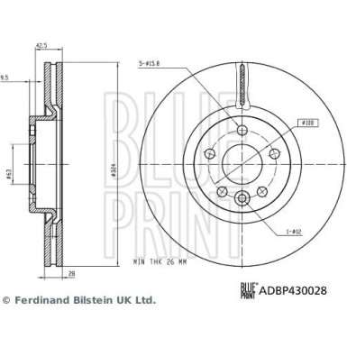 Bremsscheibe | ADBP430028