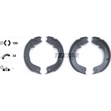 91066000 Bremsbackensatz, Feststellbremse 91066000 Bremsbackensatz, Feststellbremse