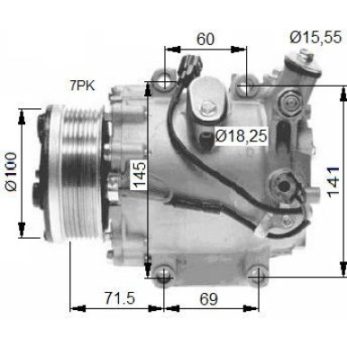 Kompressor, Klimaanlage | 32491