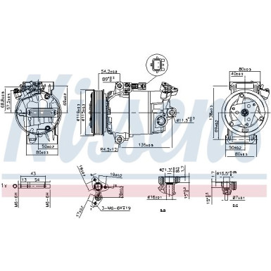 Kompressor PKW Renault Clio III 2.0i 05 FIRST FIT 89608