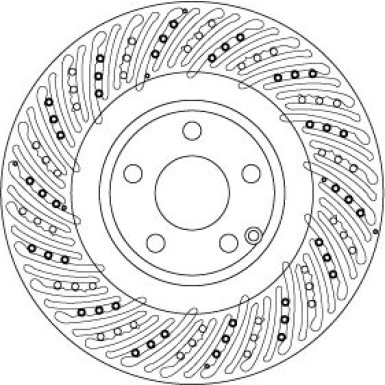 15 481 181 Bremsscheibe VA | MERCEDES SLK 11 | DF6674S