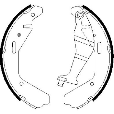 0 986 487 707 Bremsbackensatz 0 986 487 707 Bremsbackensatz